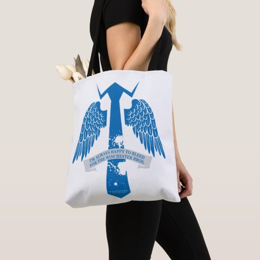 Supernatural Castiel Krawatte Zitat Grafisch Tasche (Von Nahem)
