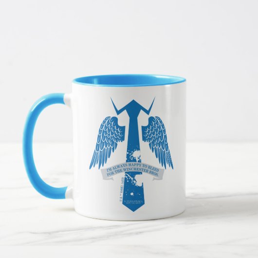 Supernatural Castiel Krawatte Zitat Grafisch Tasse (Links)