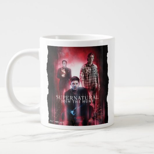 Supernatural Crowley, Dean und Sam Jumbo-Tasse (Links)