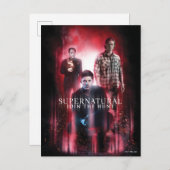 Supernatural Crowley, Dean und Sam Postkarte (Vorne/Hinten)