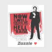 Supernatural Crowley Quote Graphic Aufkleber (Blatt)