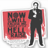 Supernatural Crowley Quote Graphic Aufkleber (Vorderseite)