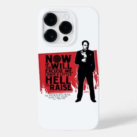Supernatural Crowley Quote Graphic Case-Mate iPhone Hülle (Rückseite)