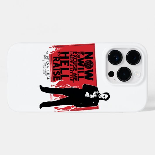 Supernatural Crowley Quote Graphic Case-Mate iPhone Hülle (Rückseite (Horizontal))