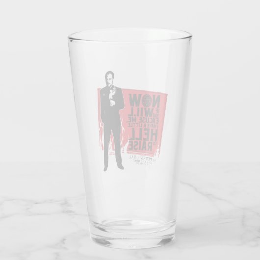 Supernatural Crowley Quote Graphic Glas (Rückseite)