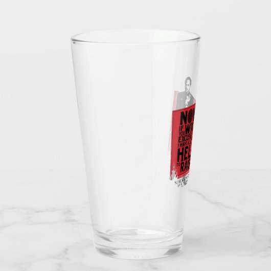 Supernatural Crowley Quote Graphic Glas (Rechts)