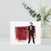 Supernatural Crowley Quote Graphic Postkarte (Stehend Vorderseite)