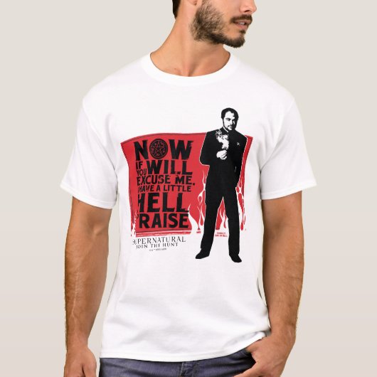 Supernatural Crowley Quote Graphic T-Shirt (Vorderseite)