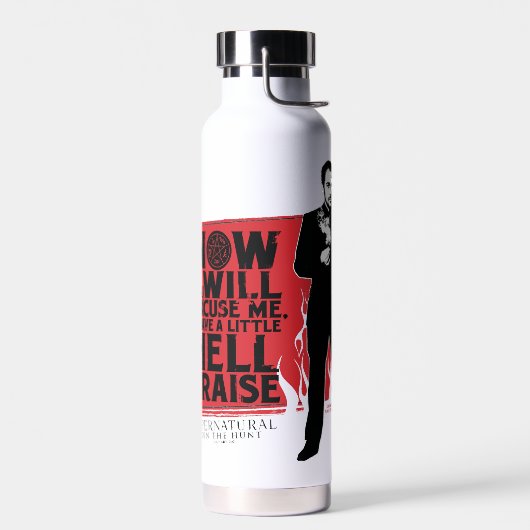 Supernatural Crowley Quote Graphic Trinkflasche (Links)