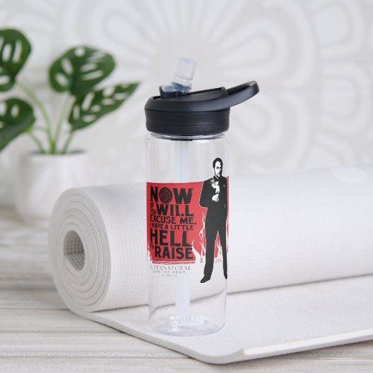 Supernatural Crowley Quote Graphic Trinkflasche (Yoga)