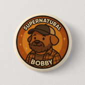 Supernatural Dog - Bobby Button (Vorderseite)