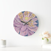 Supernatural Flower Große Wanduhr (Zuhause)