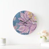 Supernatural Flower Große Wanduhr (Zuhause)