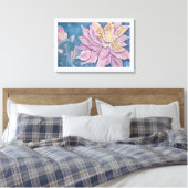 Supernatural Flower Leinwanddruck (Insitu (Schlafzimmer))