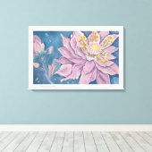 Supernatural Flower Leinwanddruck (Insitu (Holzboden))