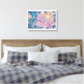 Supernatural Flower Leinwanddruck (Insitu (Schlafzimmer))