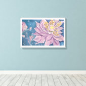 Supernatural Flower Leinwanddruck (Insitu (Holzboden))