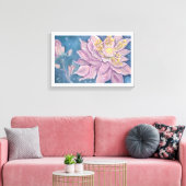 Supernatural Flower Leinwanddruck (Insitu (Wohnzimmer))