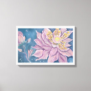 Supernatural Flower Leinwanddruck