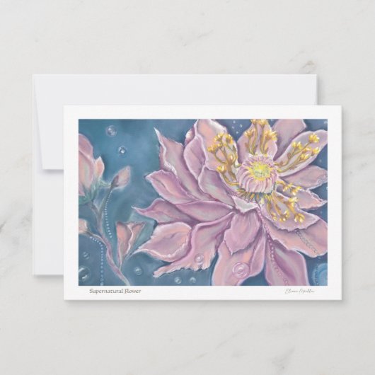 Supernatural Flower Mitteilungskarte (Vorderseite)