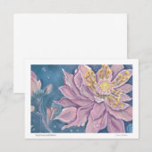 Supernatural Flower Mitteilungskarte (Vorne/Hinten)