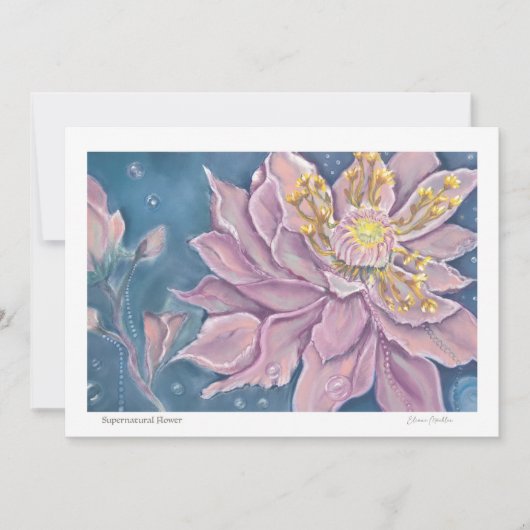Supernatural Flower Mitteilungskarte (Vorderseite)