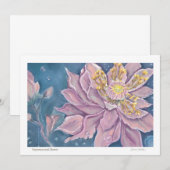 Supernatural Flower Mitteilungskarte (Vorne/Hinten)