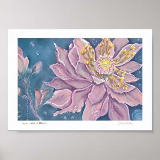 Supernatural Flower Poster (Vorne)