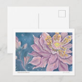 Supernatural Flower Postkarte (Vorne/Hinten)