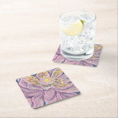Supernatural Flower Rechteckiger Pappuntersetzer (Vor Ort)