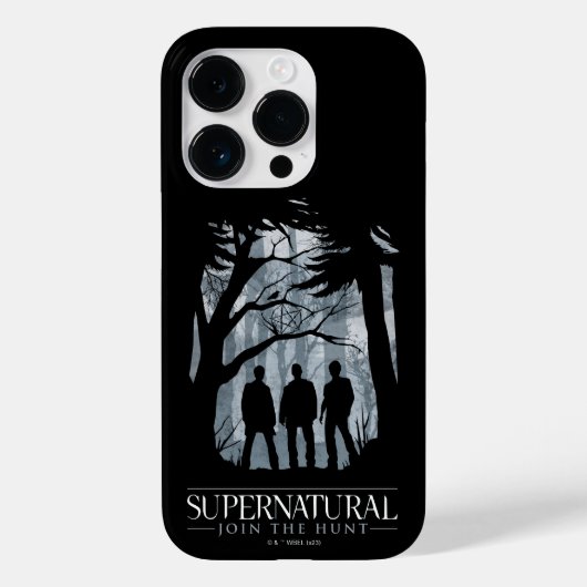 Supernatural Forest Silhouette Graphic Case-Mate iPhone Hülle (Rückseite)