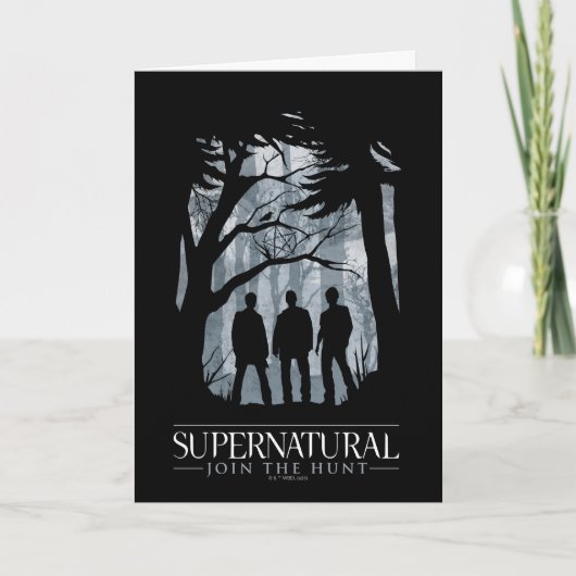 Supernatural Forest Silhouette Graphic Karte (Vorderseite)