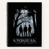 Supernatural Forest Silhouette Graphic Notizblock (Vorderseite)