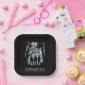 Supernatural Forest Silhouette Graphic Pappteller (Party)