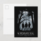 Supernatural Forest Silhouette Graphic Postkarte (Vorne/Hinten)
