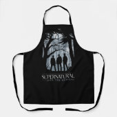 Supernatural Forest Silhouette Graphic Schürze (Vorderseite)