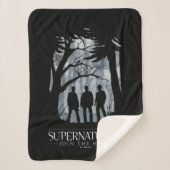 Supernatural Forest Silhouette Graphic Sherpadecke (Vorderseite)