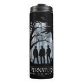 Supernatural Forest Silhouette Graphic Thermosbecher (Vorderseite)