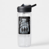 Supernatural Forest Silhouette Graphic Trinkflasche (Links)