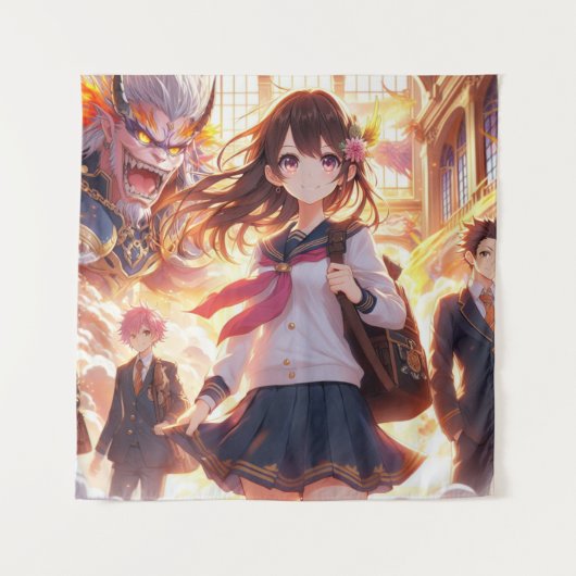Supernatural Hina: School of Shadows Wandteppich (Vorderseite)