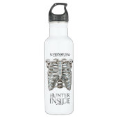 Supernatural "Hunter Inside" Ribcage Graphic Edelstahlflasche (Vorderseite)