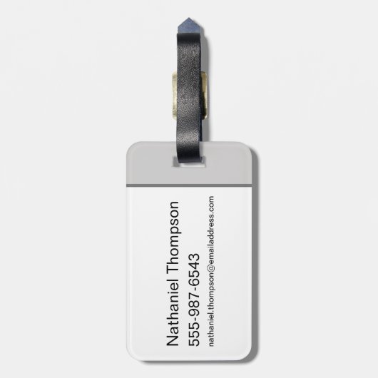 Supernatural "Hunter Inside" Ribcage Graphic Gepäckanhänger (Rückseite vertikal)