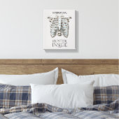 Supernatural "Hunter Inside" Ribcage Graphic Leinwanddruck (Insitu (Schlafzimmer))