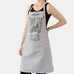 Supernatural "Hunter Inside" Ribcage Graphic Schürze