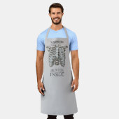 Supernatural "Hunter Inside" Ribcage Graphic Schürze (Getragen)