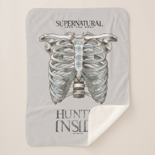 Supernatural "Hunter Inside" Ribcage Graphic Sherpadecke