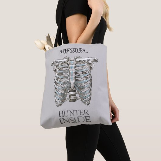 Supernatural "Hunter Inside" Ribcage Graphic Tasche (Von Nahem)