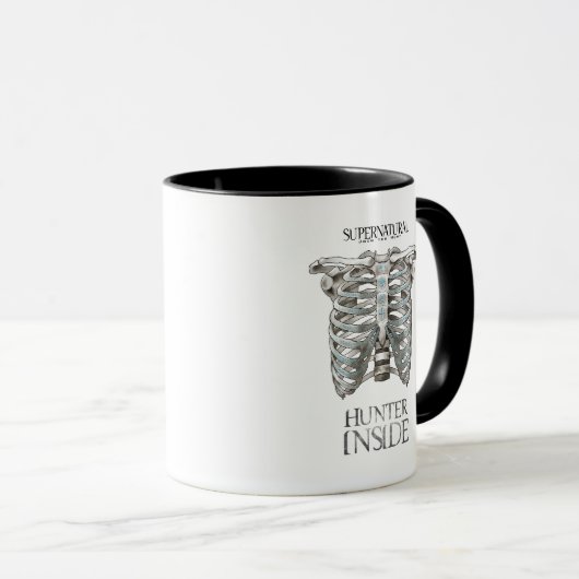Supernatural "Hunter Inside" Ribcage Graphic Tasse (VorderseiteRechts)