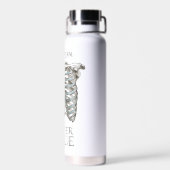 Supernatural "Hunter Inside" Ribcage Graphic Trinkflasche (Rückseite)