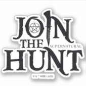 Supernatural "Join the Hunt" Aufkleber (Vorderseite)